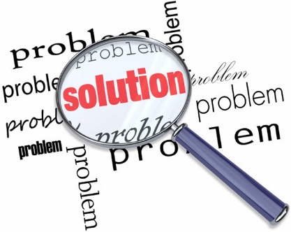 A magnifying glass
            over a problem Description automatically generated